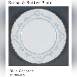 Mikasa Blue Cascade Decorative Plate
